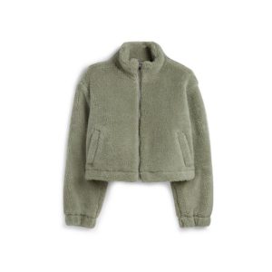 Giacca sherpa verde Primark - Shoppics.com