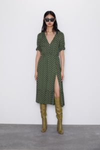 tendenze moda 2019 2020 midi dress polka dot zara - Shoppics.com