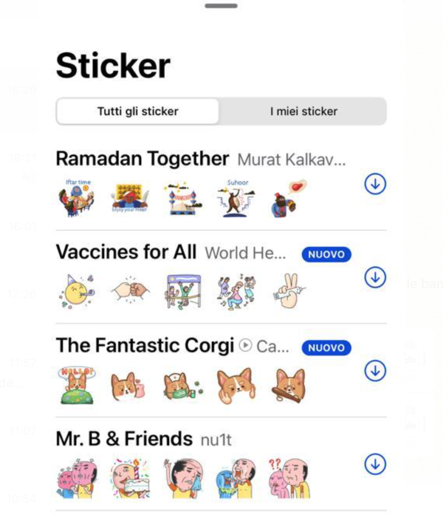 come fare gli sticker animati - Shoppics.com