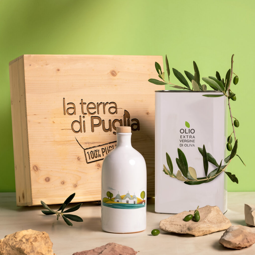 Regalo orci d'olio dalla Puglia